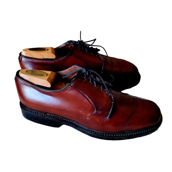 Allen Edmonds Shell Cordovan Leather Leeds Derby Men\'s Brown Shoes Size 7 main image 10